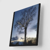 De boom bij de Klok van de Wand van Twilight (Hoek)