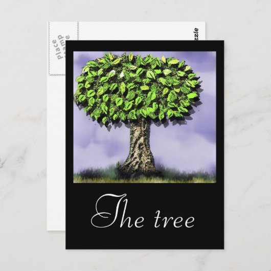 De boom briefkaart (Voorkant / Achterkant)