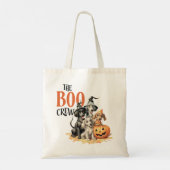 De Boom Crew Retro Hound Honden Halloween Tote Bag (Achterkant)
