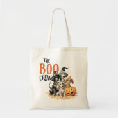 De Boom Crew Retro Hound Honden Halloween Tote Bag (Voorkant)