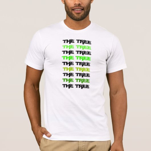 DE BOOM, DE TREE, DE TREE, DE TREE, DE TRE.. T-SHIRT (Voorkant)