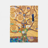 De Boom des Levens (detail), Klimt Fleece Deken (Voorkant)