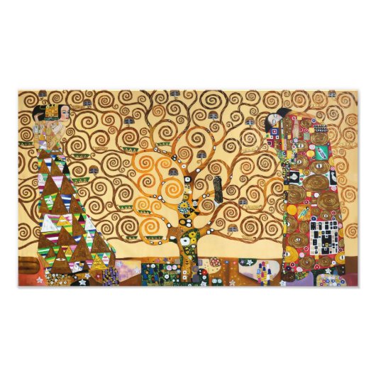 De Boom des Levens | Gustav Klimt | Foto Afdruk (Voorkant)