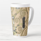De Boom des Levens, Gustav Klimt Olie Schilderij  Latte Mok (Rechterhoek)