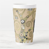De Boom des Levens, Gustav Klimt Olie Schilderij  Latte Mok (Voorkant)