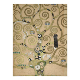 De Boom des Levens, Gustav Klimt Olie Schilderij  Perfect Poster