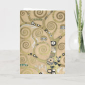 De Boom des Levens, Gustav Klimt olieverfschilderi Kaart (Achterkant)