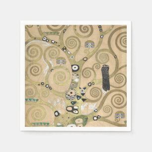 De Boom des Levens, Gustav Klimt Olieverfschilderi Servet