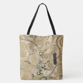 De Boom des Levens, Gustav Klimt olieverfschilderi Tote Bag (Achterkant)