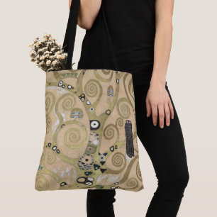 De Boom des Levens, Gustav Klimt olieverfschilderi Tote Bag