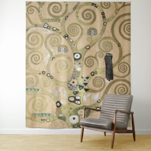 De Boom des Levens, Gustav Klimt olieverfschilderi Wandkleed