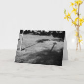 De boom en de Lamppost waren vrienden Kaart (Gele Bloem)