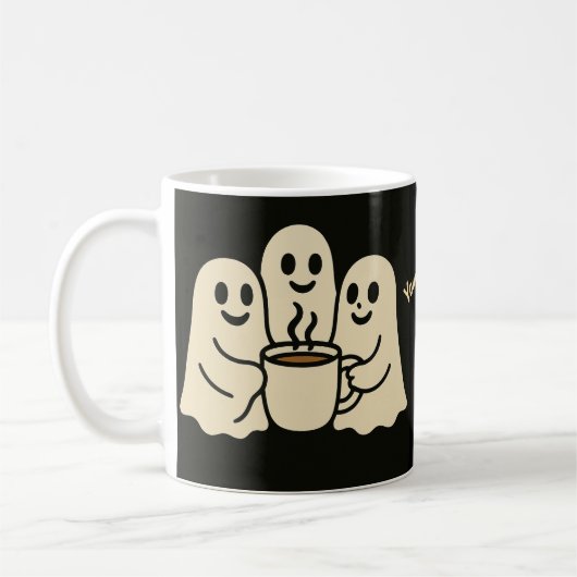 De boom gosh, halloween koffiemok (Links)