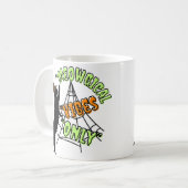 De boom gosh, halloween koffiemok (Voorkant links)