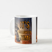 De boom gosh, halloween koffiemok (Voorkant links)