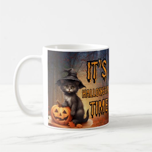 De boom gosh, halloween koffiemok (Links)