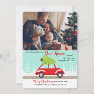 De Boom Home Photo Holiday Card Feestdagenkaart