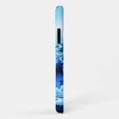 De boom in Blauw ijs Case-Mate iPhone Case (Achterkant/rechts)
