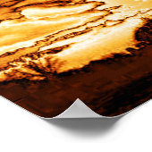 De boom in Molten Gold Poster (Hoek)
