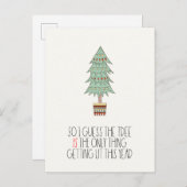 De boom is het enige wat wordt aangestoken Grappig Briefkaart (Voorkant / Achterkant)