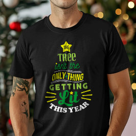 De boom is niet de enige die Kerstmis oplicht T-shirt