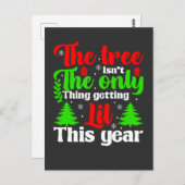 De boom is niet het enige dat dit jaar wordt aange briefkaart (Voorkant / Achterkant)