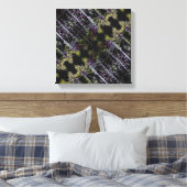 De boom is 's nachts canvas afdruk (Insitu (Slaapkamer))