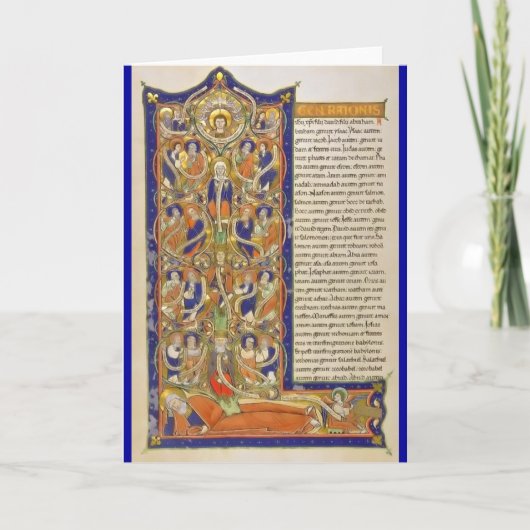 De boom Jesse Feestdagen Kaart (Voorkant)