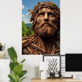 De Boom-Mens – Bewaker van het Licht Poster (Thuiskantoor)
