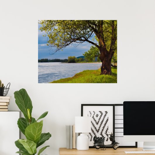 De boom op de bank poster (Thuiskantoor)