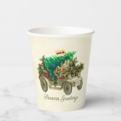 De boom papier beker mee naar huis nemen (Achterkant)