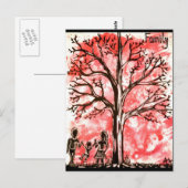 De boom serie: familie briefkaart (Voorkant / Achterkant)