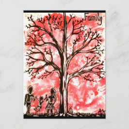 De boom serie: familie briefkaart