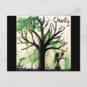 De boom serie: liefdadigheid briefkaart (Voorkant)