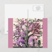 De boom serie: Liefde Briefkaart (Voorkant / Achterkant)