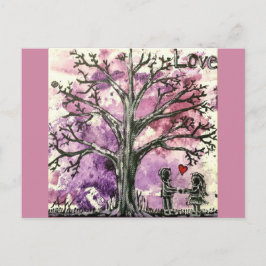 De boom serie: Liefde Briefkaart