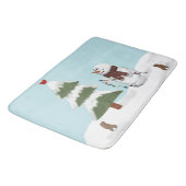 De Boom Snowman Bath Mat decorteren (Gekanteld)