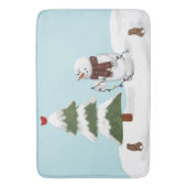 De Boom Snowman Bath Mat decorteren (Voorkant Verticaal)