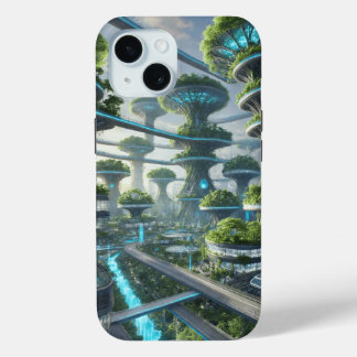 De boom-stad van morgen iPhone 15 case