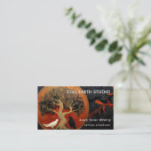 De boom tussen werelden | Tree of Life Designs Visitekaartje (Staand voorkant)