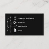 De boom tussen werelden | Tree of Life Designs Visitekaartje (Achterkant)