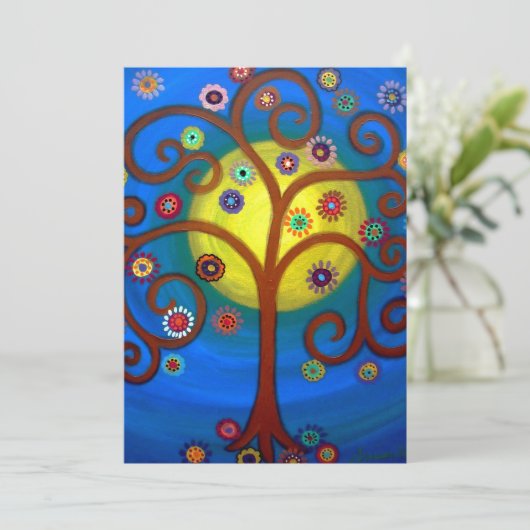 de BOOM van de barknuppel mitzvah VAN de Kaart (Staand voorkant)