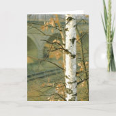 De Boom van de berk Kaart (Voorkant)