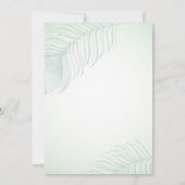 De Boom van de familie hervat sparen de Uitnodigin Kaart (Achterkant)