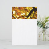 De Boom van de Herfst van de herfst verlaat de Nat Briefpapier (Staand voorkant)