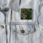 De boom van de kennis van goed en kwaad vierkante button 5,1 cm (In situ)