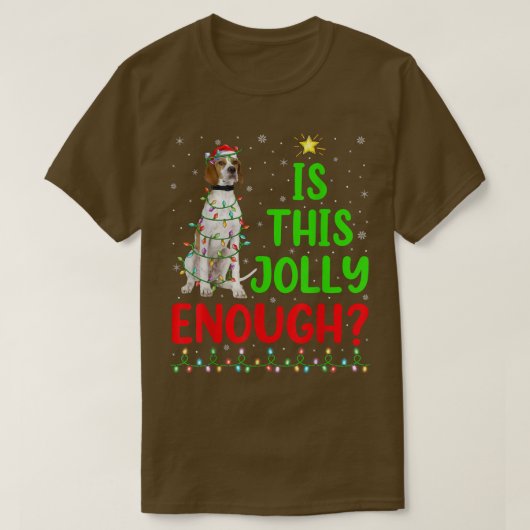 De boom van de Kerstmis is dit grof genoeg Engelse T-shirt (Design voorkant)