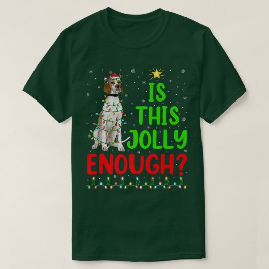 De boom van de Kerstmis is dit grof genoeg Engelse T-shirt (Design voorkant)