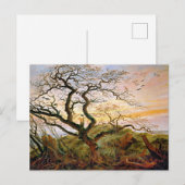 De boom van de kraaien van Caspar David Friedrich Briefkaart (Voorkant / Achterkant)