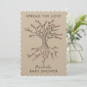 De boom van de Liefde Betekenis Persoonlijk Baby s Kaart